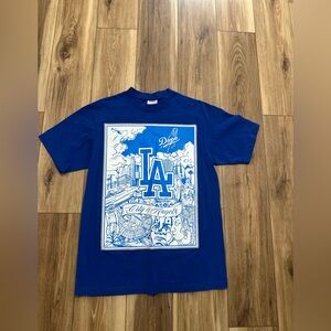 Shaka Wear men’s Graphic LA Dodgers T-Shirt size large 100% cotton